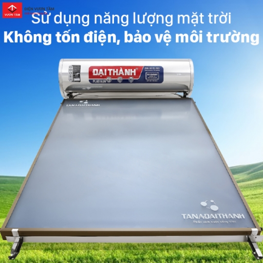 Máy nước nóng NLMT tấm phẳng Platinum 220L